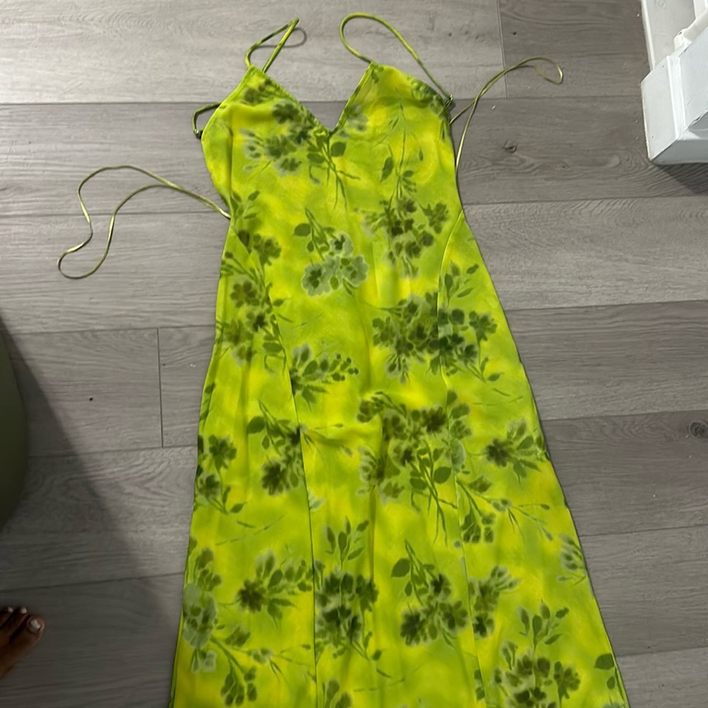 Printed maxi dress Zara